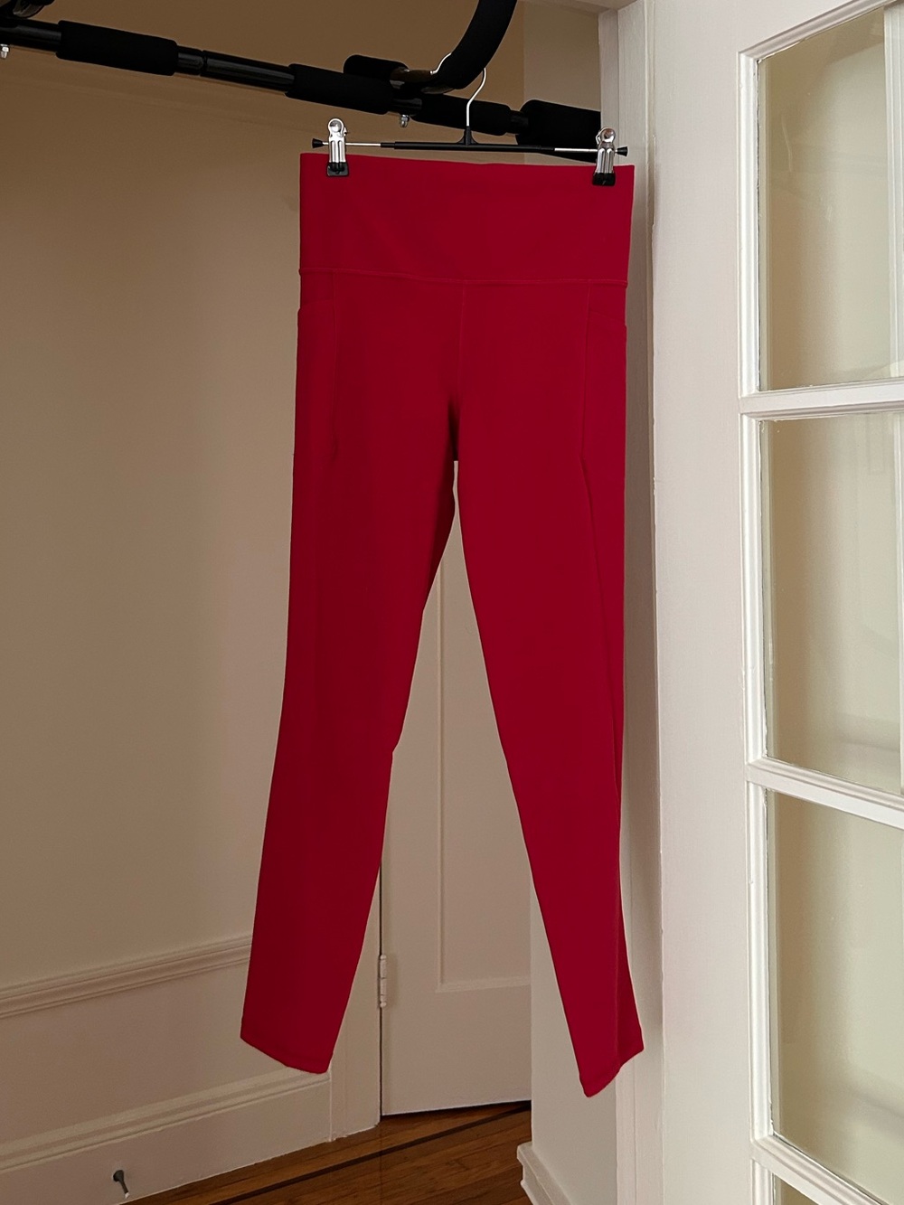 Athleta High-Waist Red Leggings